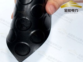 圓凸點防滑絕緣橡膠墊，